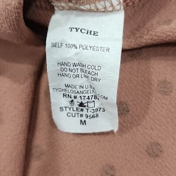 Vici Brown Polka Dot Adjustable Strap Tank Top Dressy Women's Medium - Picture 5 of 5